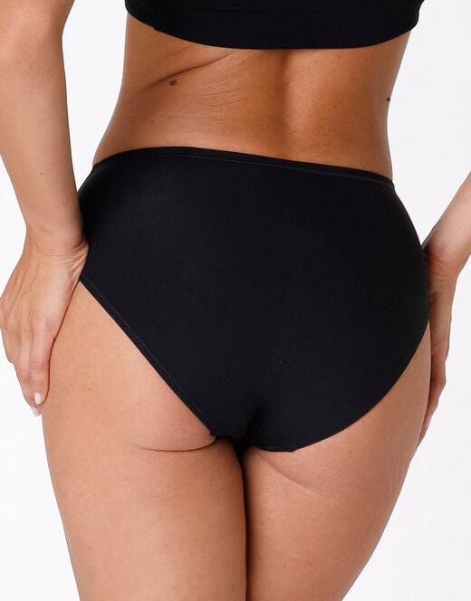 Lovable Slip midi Lovely nero in cotone modal vellutato Soddisfazione Garantita