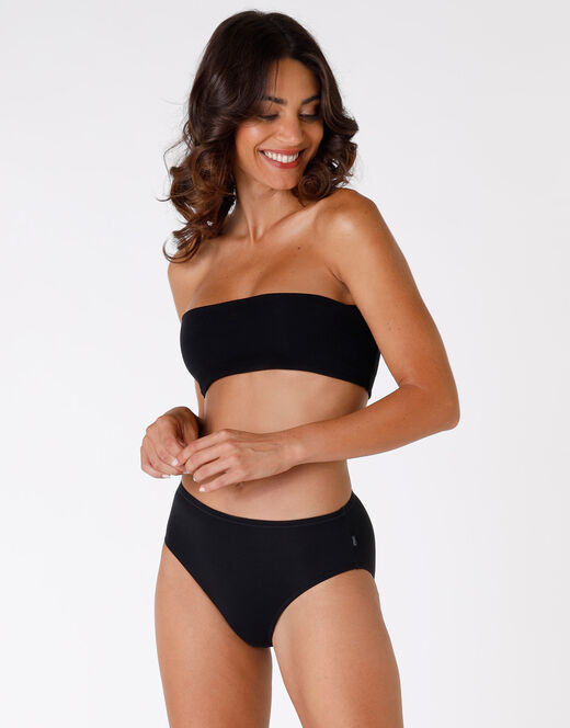 Lovable Slip midi Lovely nero in cotone modal vellutato Soddisfazione Garantita