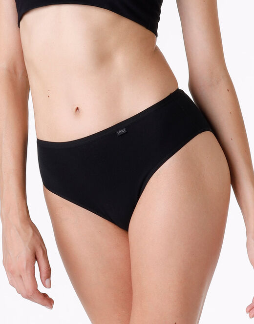 Lovable Slip midi lovely in cotone modal, nero Saldi