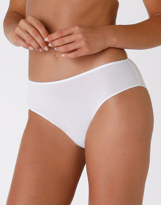 Lovable Slip midi Invisible Cotton bianco in cotone. Massima invisibilità Vendita Calda
