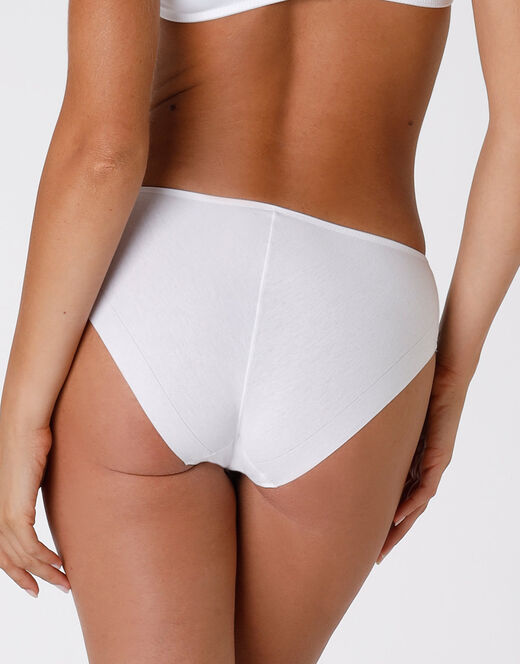 Lovable Slip midi Invisible Cotton bianco in cotone. Massima invisibilità Vendita Calda