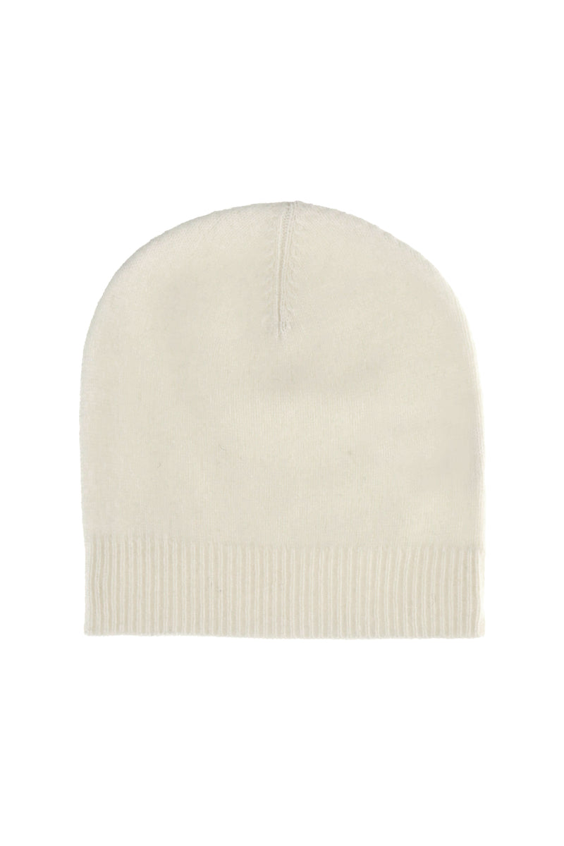 Lubiam Berretto in cashmere bianco Berretto in cashmere bianco Presa