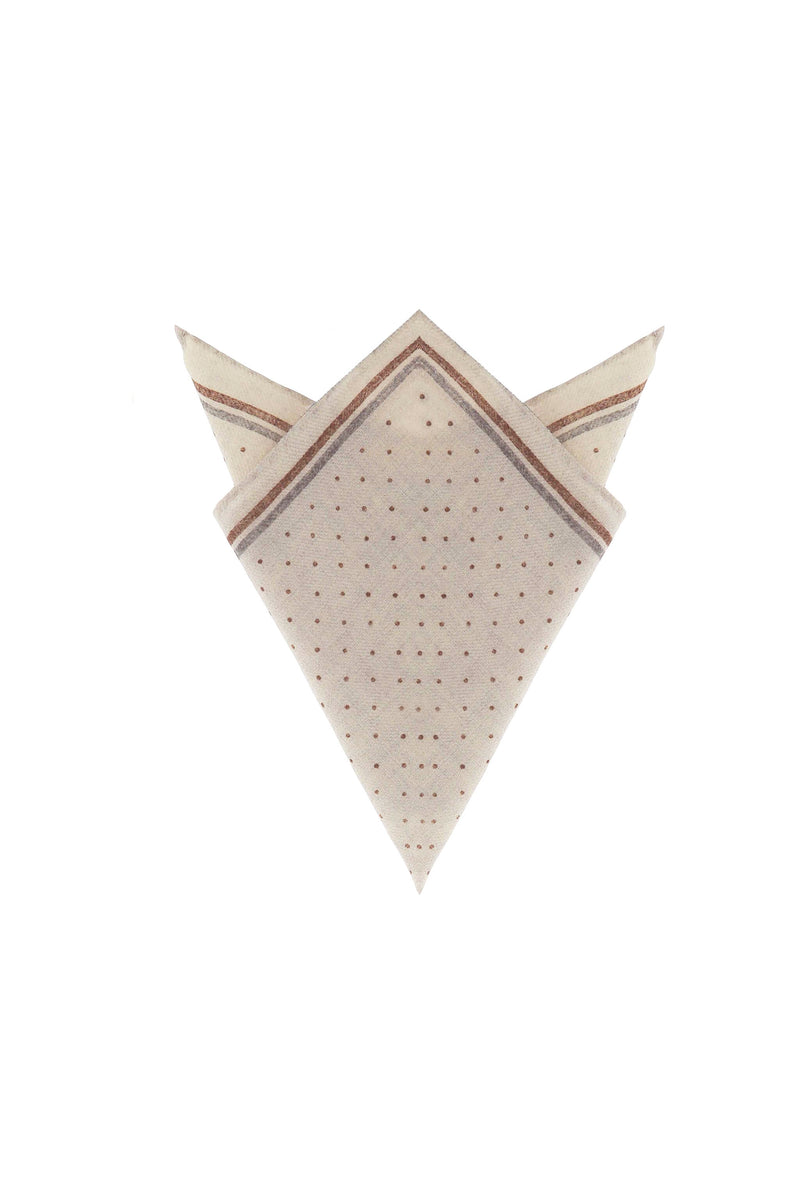 Lubiam Pochette beige fantasia micro-pois Pochette beige fantasia micro-pois Fino al 65% di sconto