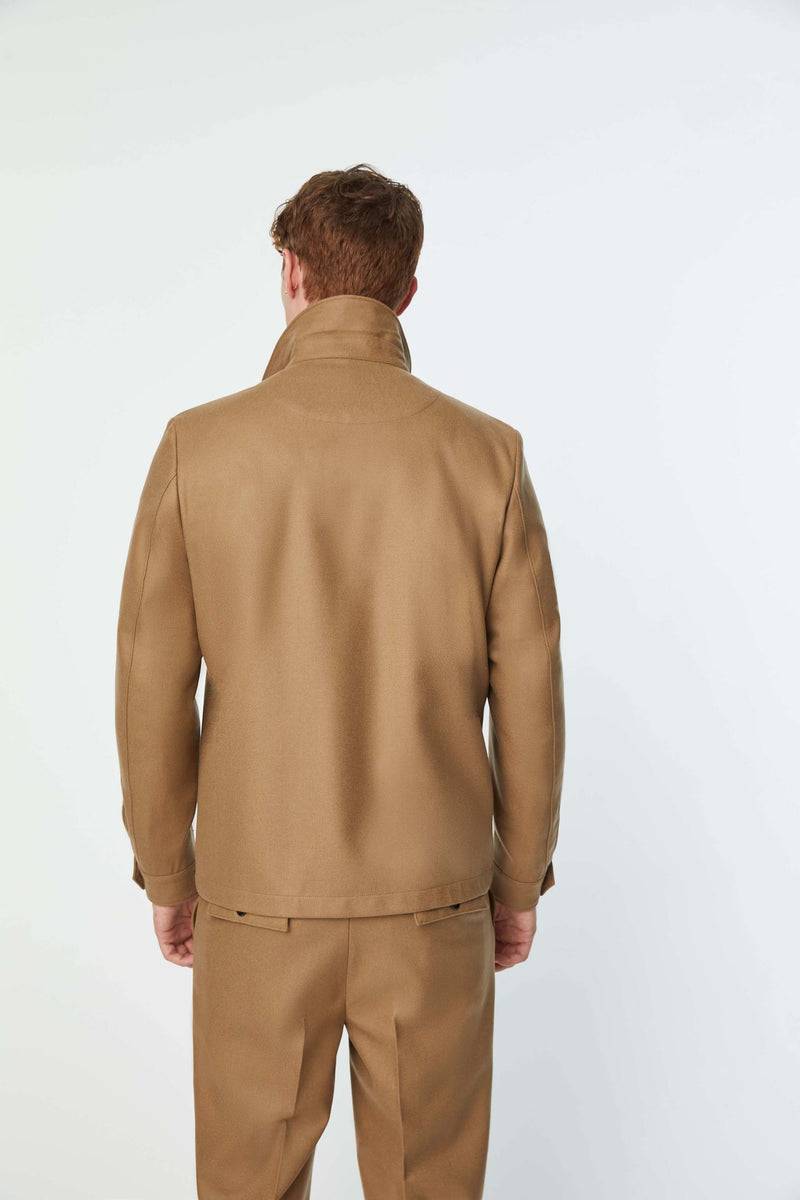 Lubiam Overshirt non trattato marrone Overshirt non trattato marrone Qualità Garantita