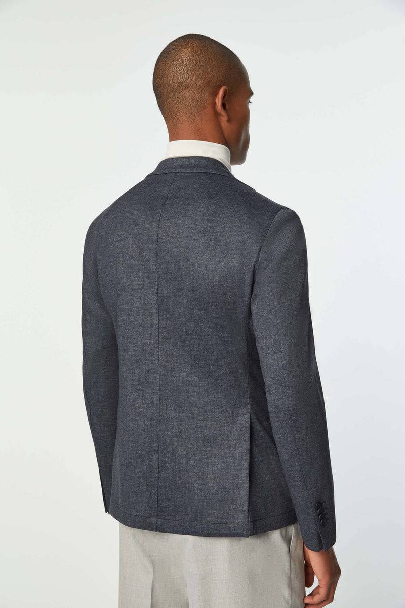 Lubiam Giacca Sam in jersey tecnico blu Giacca Sam in jersey tecnico blu Acquista Ora