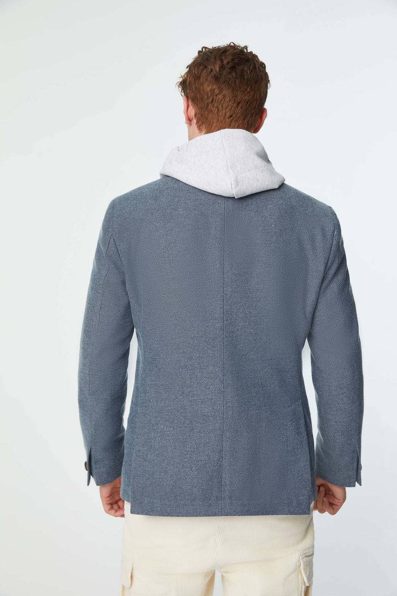 Lubiam Giacca TOM blu denim Sartorial Indigo Giacca TOM blu denim Sartorial Indigo Negozio online di fabbrica