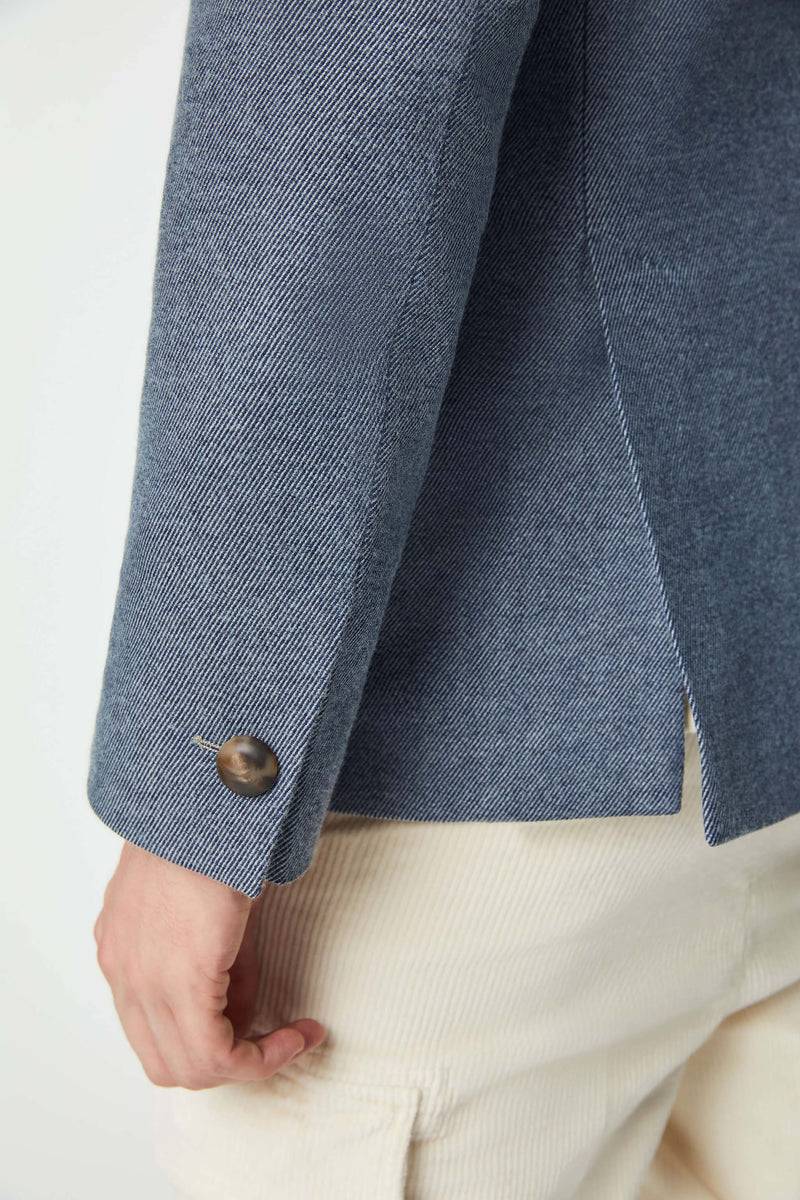 Lubiam Giacca TOM blu denim Sartorial Indigo Giacca TOM blu denim Sartorial Indigo Negozio online di fabbrica