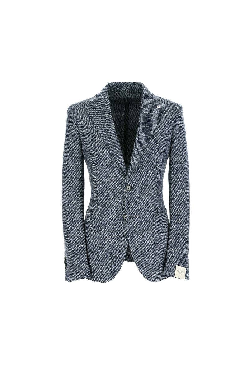 Lubiam Giacca JACK in jersey blu Giacca JACK in jersey blu Promozione Limitata