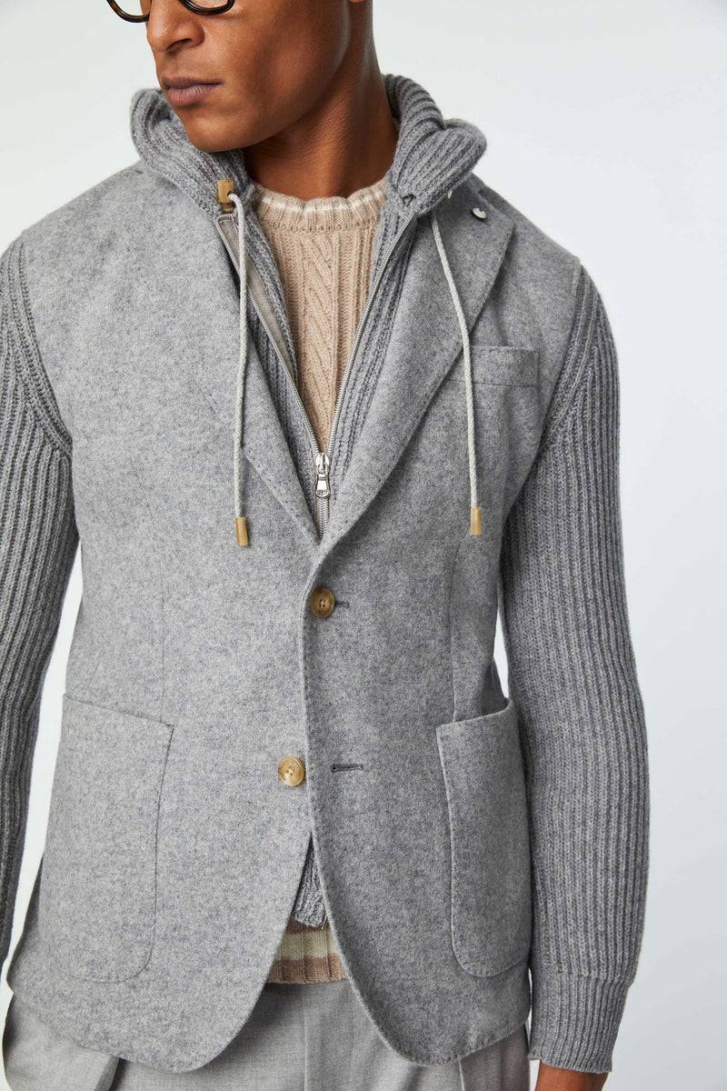Lubiam Giacca IVAN in jersey grigio Giacca IVAN in jersey grigio Shopping Online