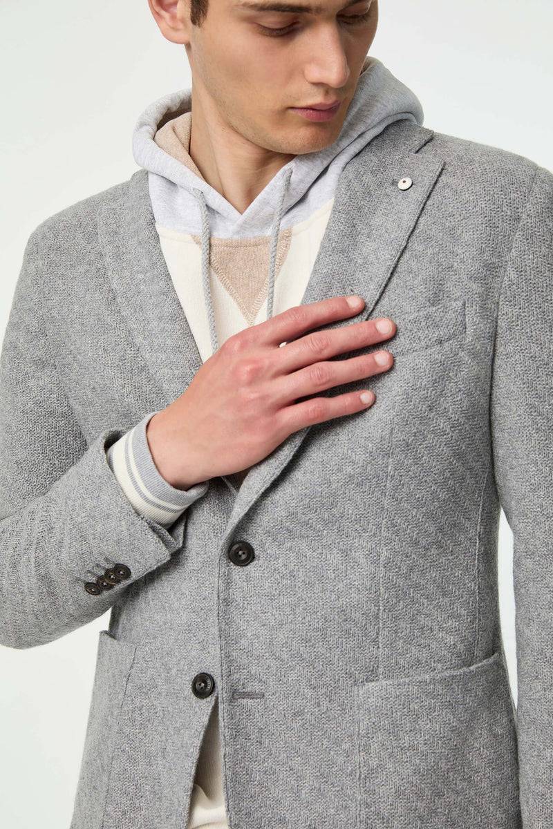 Lubiam Giacca PUNTO monopetto grigio chiaro Giacca PUNTO monopetto grigio chiaro Convenienza