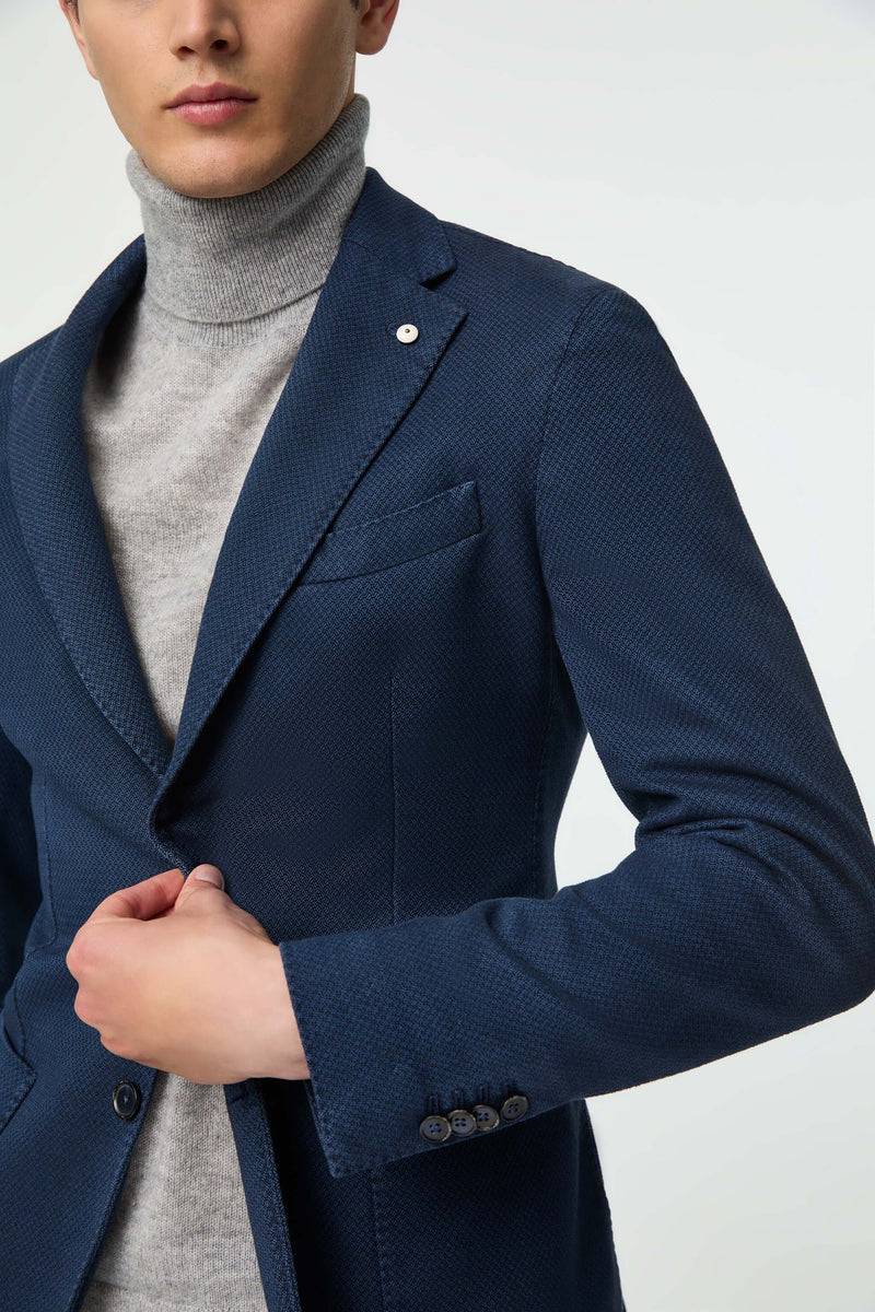 Lubiam Giacca JACK tinto capo blu scuro Giacca JACK tinto capo blu scuro Moda