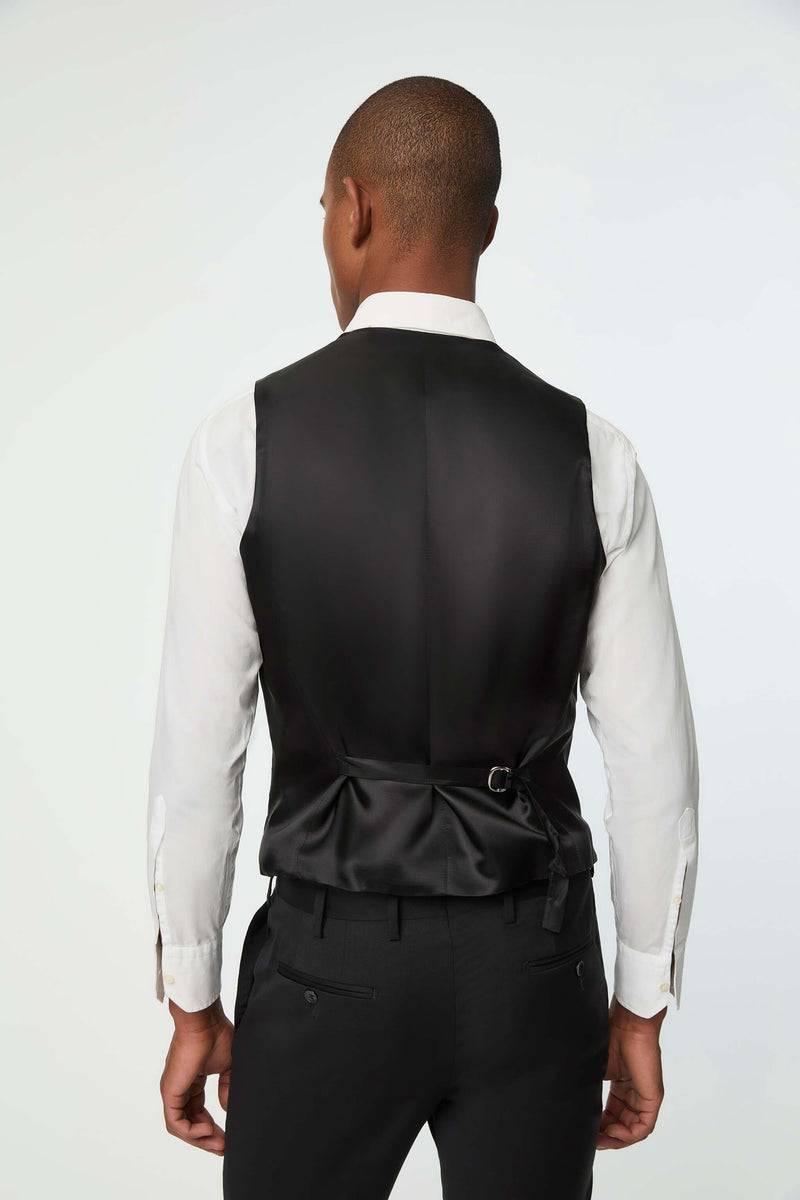 Lubiam Gilet Duetto DEREK nero Gilet Duetto DEREK nero Fino Al -60%