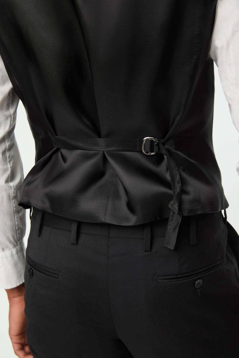 Lubiam Gilet Duetto DEREK nero Gilet Duetto DEREK nero Fino Al -60%