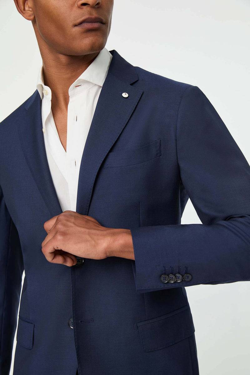 Lubiam Giacca Duetto JAMES monopetto blu elettrico Giacca Duetto JAMES monopetto blu elettrico In Vendita