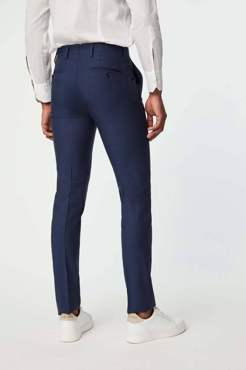 Lubiam Pantalone Duetto MAI TAI in lana blu elettrico Pantalone Duetto MAI TAI in lana blu elettrico Saldi