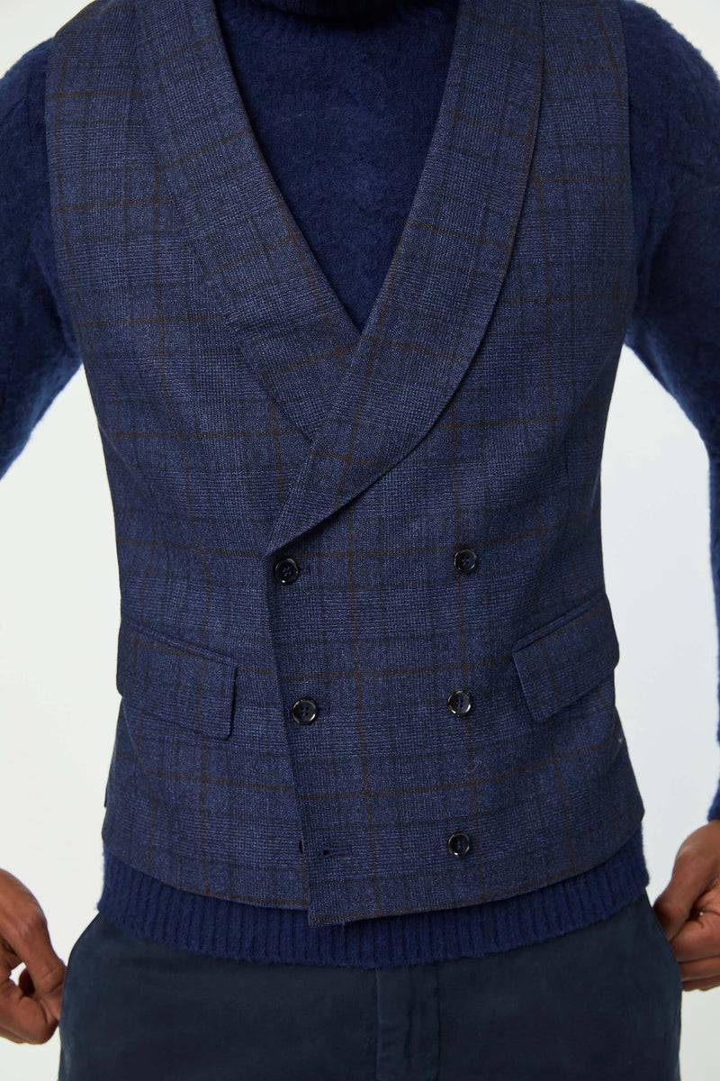 Lubiam Gilet OSCAR blu scuro Gilet OSCAR blu scuro Offerte