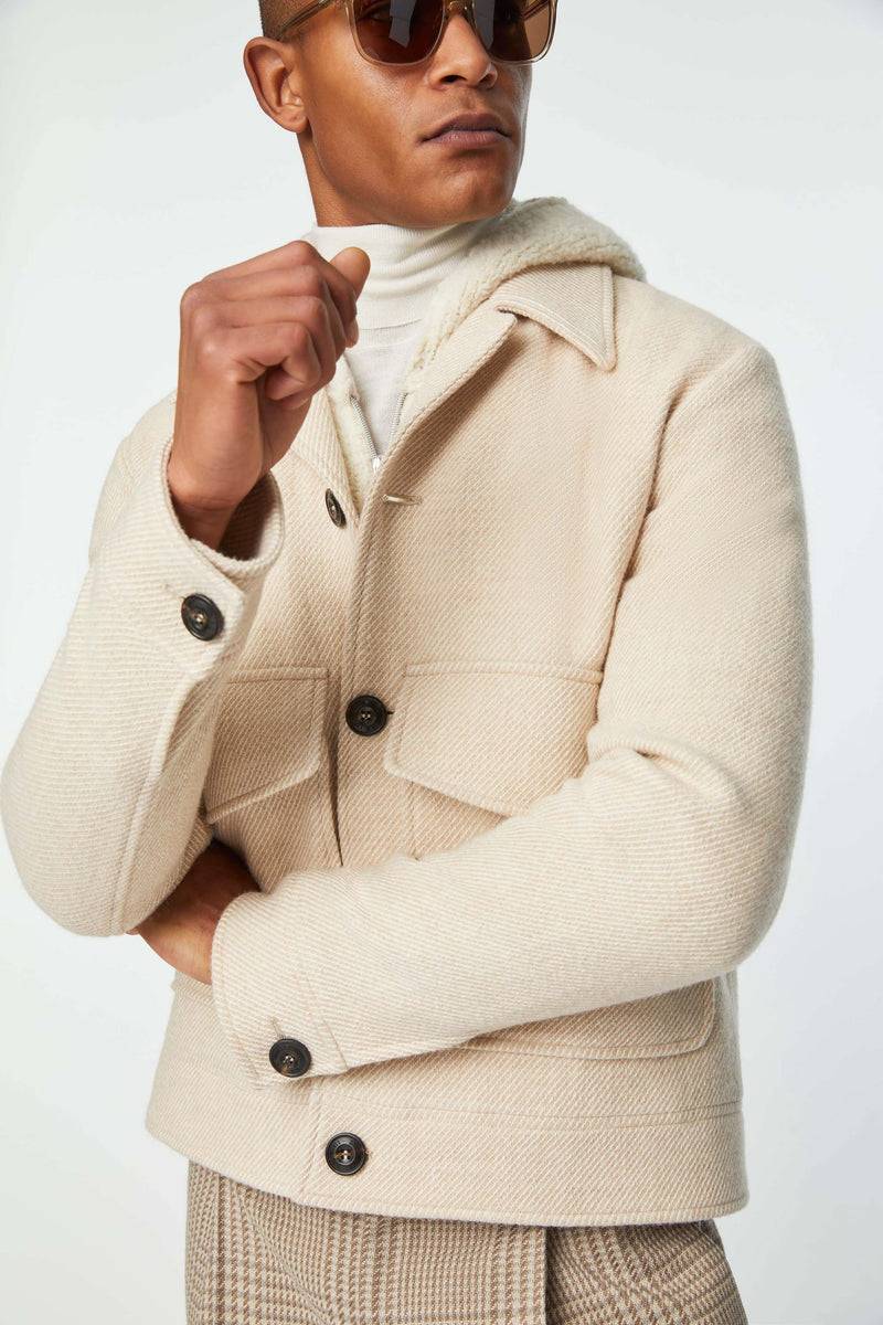 Lubiam Overjacket bianco avorio Overjacket bianco avorio I Più Venduti