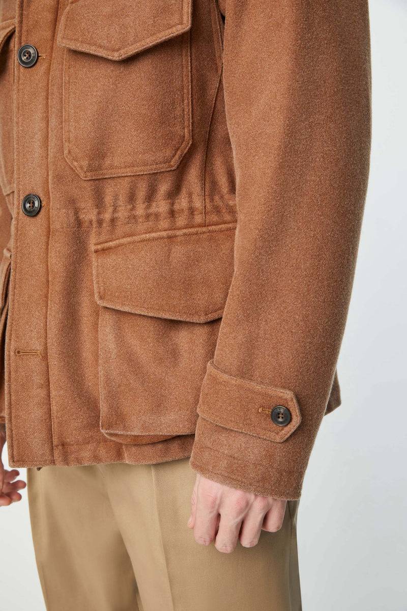 Lubiam Field jacket tinto capo marrone bruciato Field jacket tinto capo marrone bruciato Moda