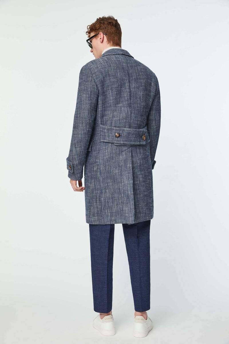 Lubiam Cappotto doppiopetto Sartorial Indigo Cappotto doppiopetto Sartorial Indigo Italia
