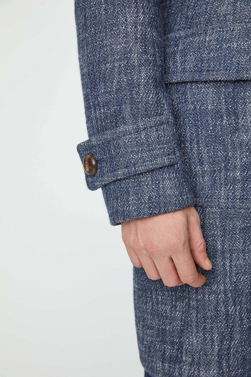 Lubiam Cappotto doppiopetto Sartorial Indigo Cappotto doppiopetto Sartorial Indigo Italia