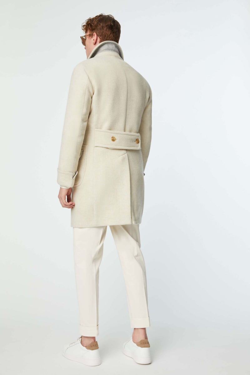 Lubiam Cappotto doppiopetto non trattato bianco Cappotto doppiopetto non trattato bianco 2025