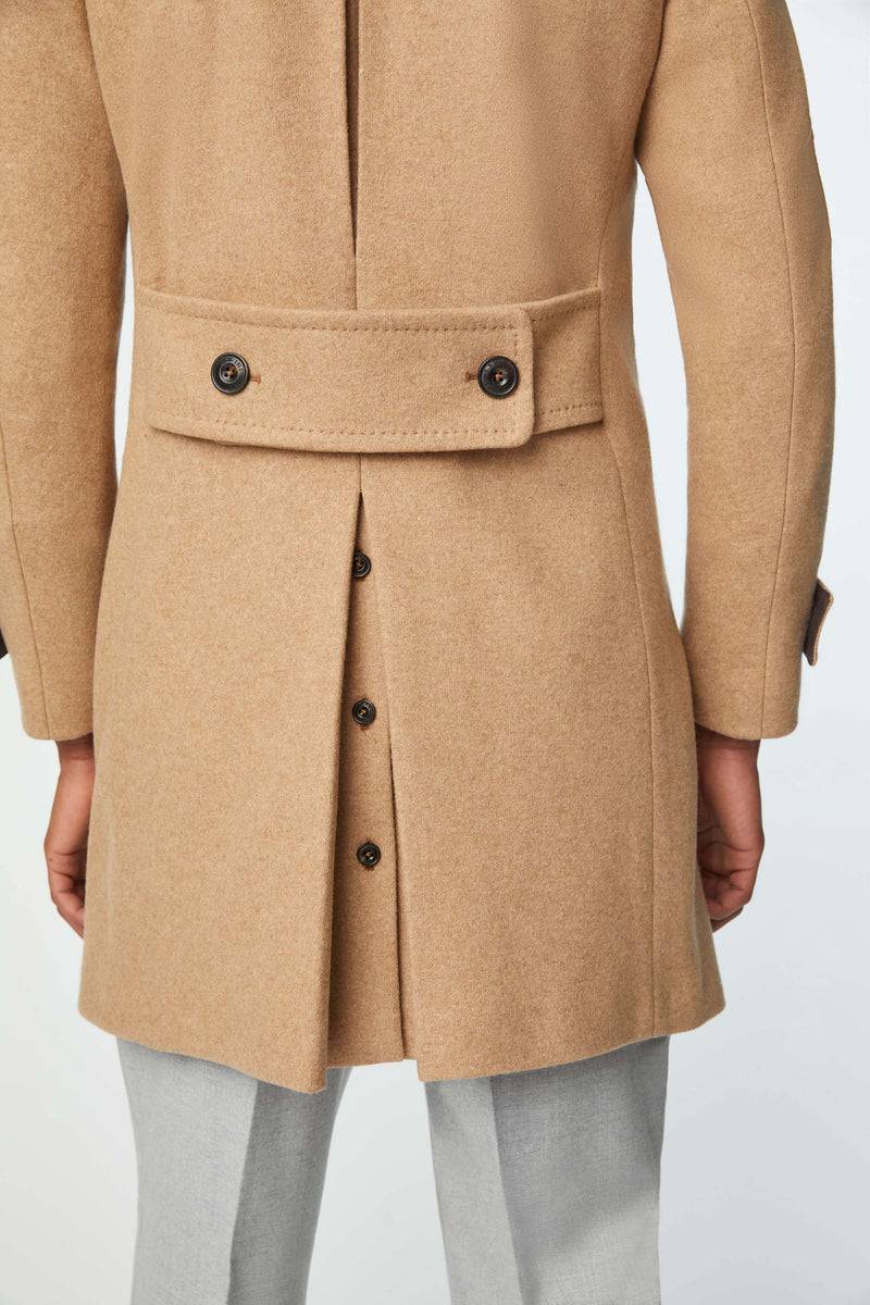 Lubiam Cappotto Chesterfield in jersey beige Cappotto Chesterfield in jersey beige Nuovo