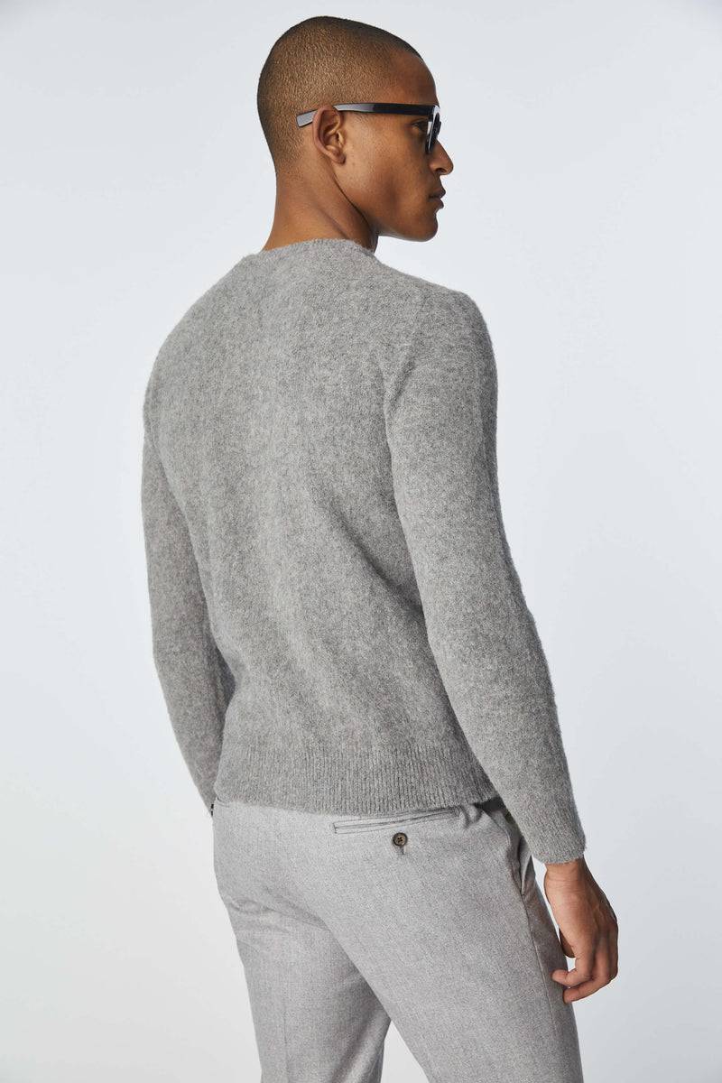Lubiam Maglia girocollo leggera grigia melange Maglia girocollo leggera grigia melange Offerte