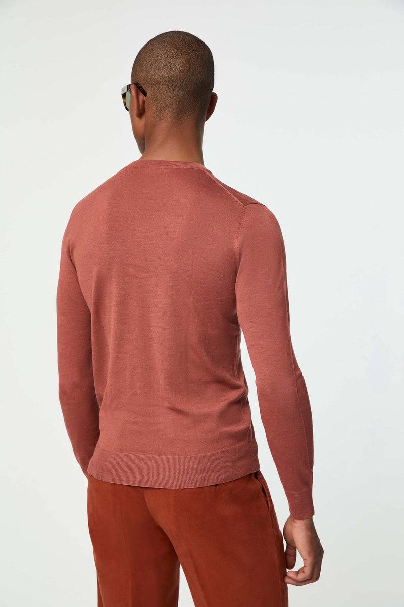Lubiam Maglia girocollo leggera ruggine Maglia girocollo leggera ruggine I Più Venduti