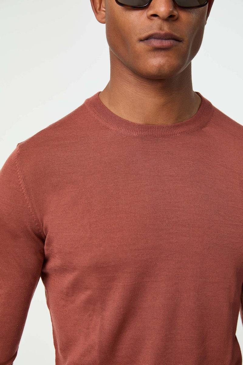 Lubiam Maglia girocollo leggera ruggine Maglia girocollo leggera ruggine I Più Venduti