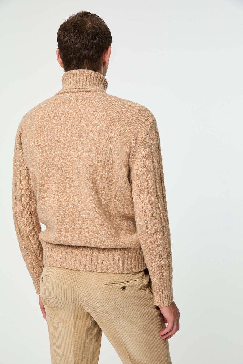 Lubiam Maglia dolcevita lavorata beige Maglia dolcevita lavorata beige Pezzi Unici