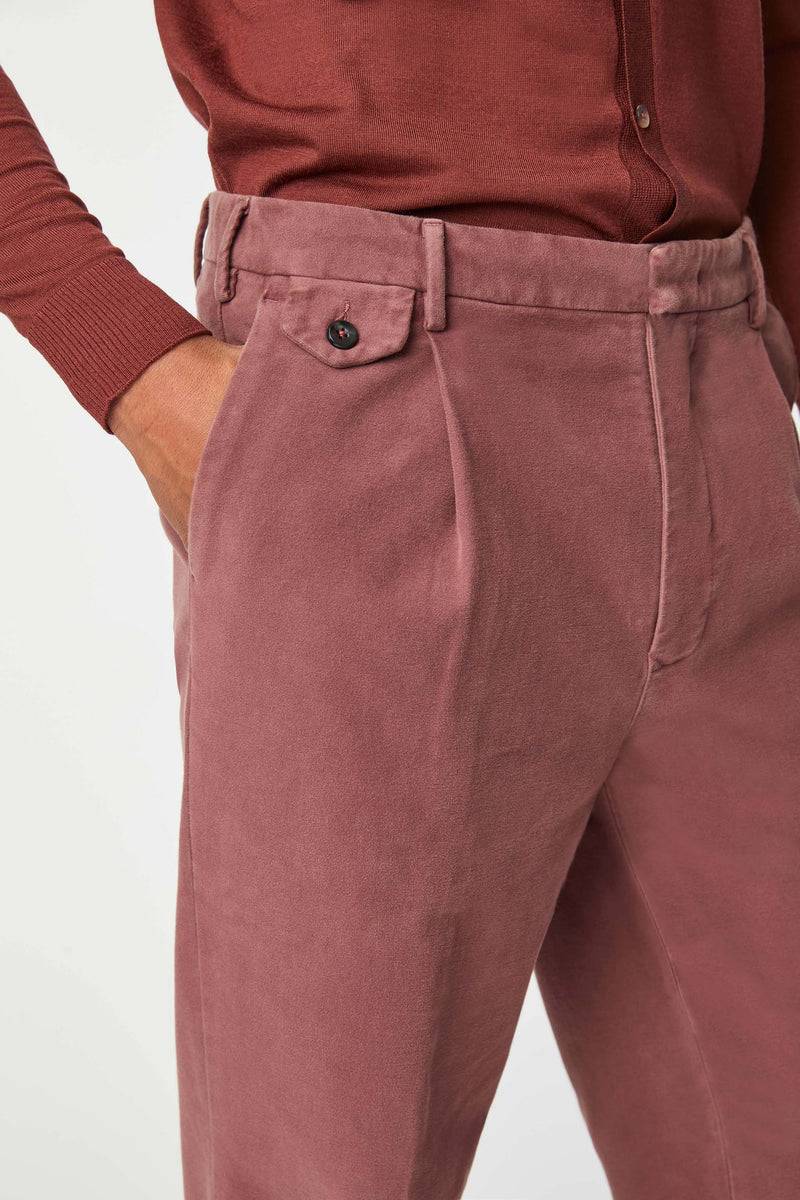 Lubiam Pantalone MILES tinto capo viola vinaccia Pantalone MILES tinto capo viola vinaccia Negozi Online