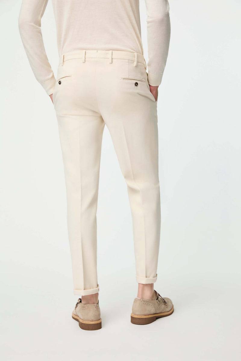 Lubiam Pantalone ELTON tinto capo bianco avorio Pantalone ELTON tinto capo bianco avorio Prezzo Ridotto