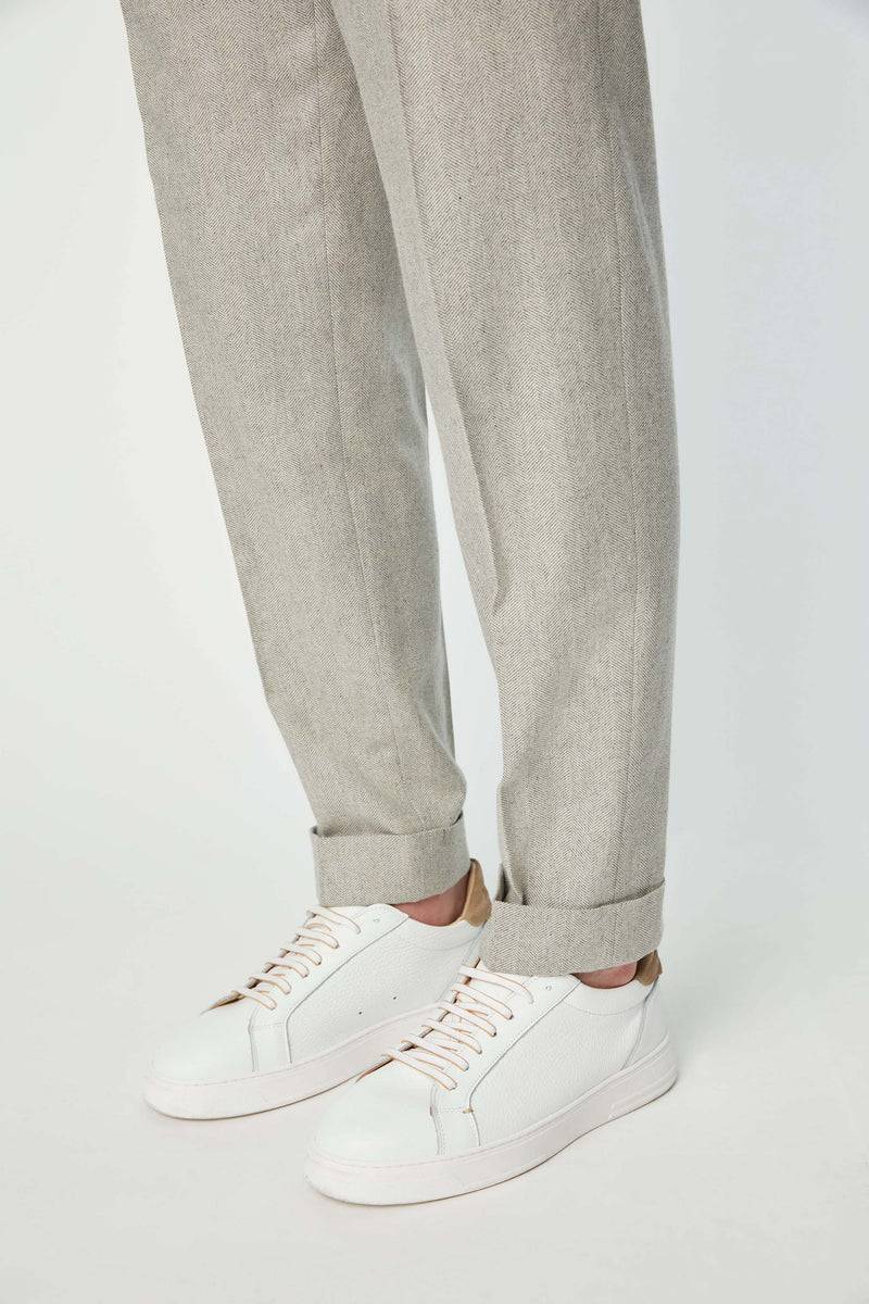 Lubiam Pantalone HERBIE grigio ghiaccio Pantalone HERBIE grigio ghiaccio Sottocosto