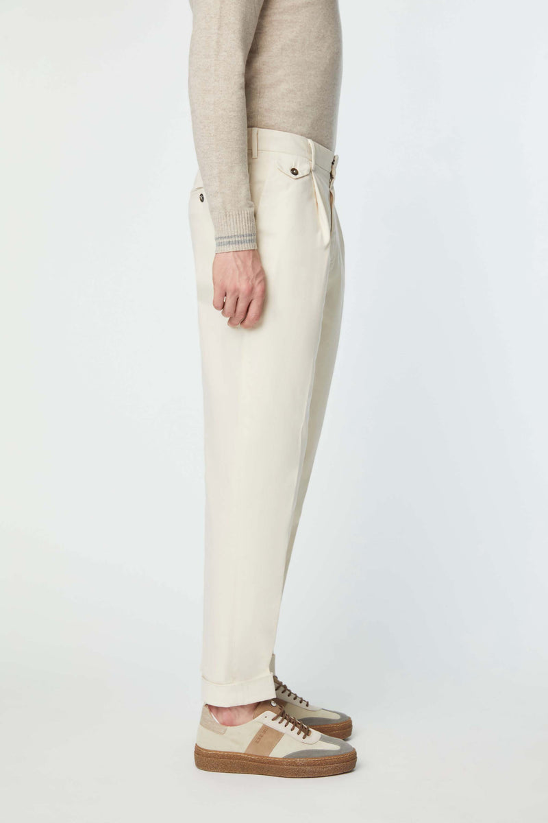 Lubiam Pantalone MILES tinto capo bianco Pantalone MILES tinto capo bianco Sconto
