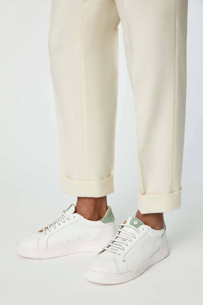 Lubiam Pantalone MILES bianco avorio Pantalone MILES bianco avorio Outlet