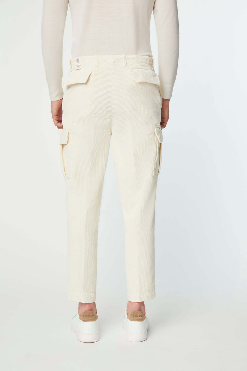 Lubiam Pantalone CARGO bianco avorio Pantalone CARGO bianco avorio Saldi