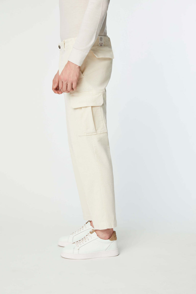 Lubiam Pantalone CARGO bianco avorio Pantalone CARGO bianco avorio Saldi