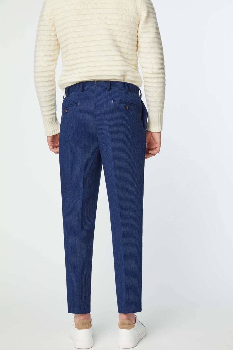 Lubiam Pantalone MILES Sartorial Indigo blu denim Pantalone MILES Sartorial Indigo blu denim Offerte