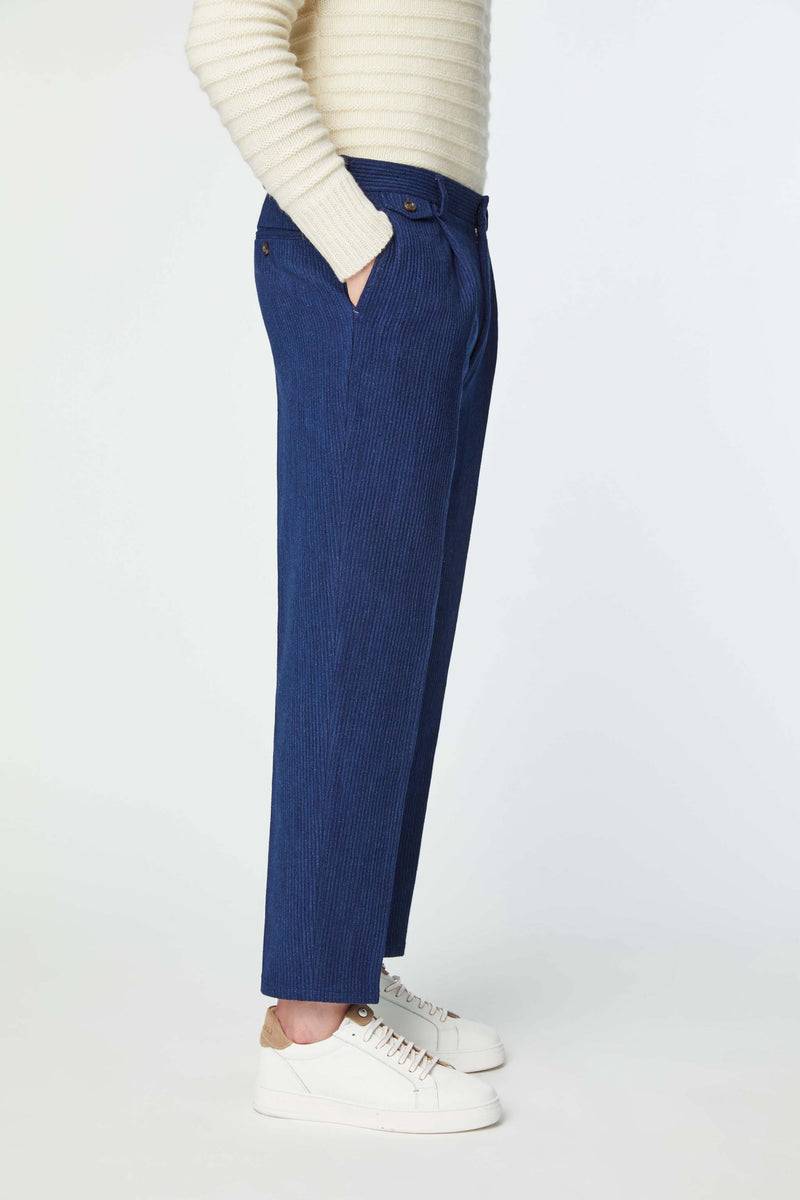 Lubiam Pantalone MILES Sartorial Indigo blu denim Pantalone MILES Sartorial Indigo blu denim Offerte