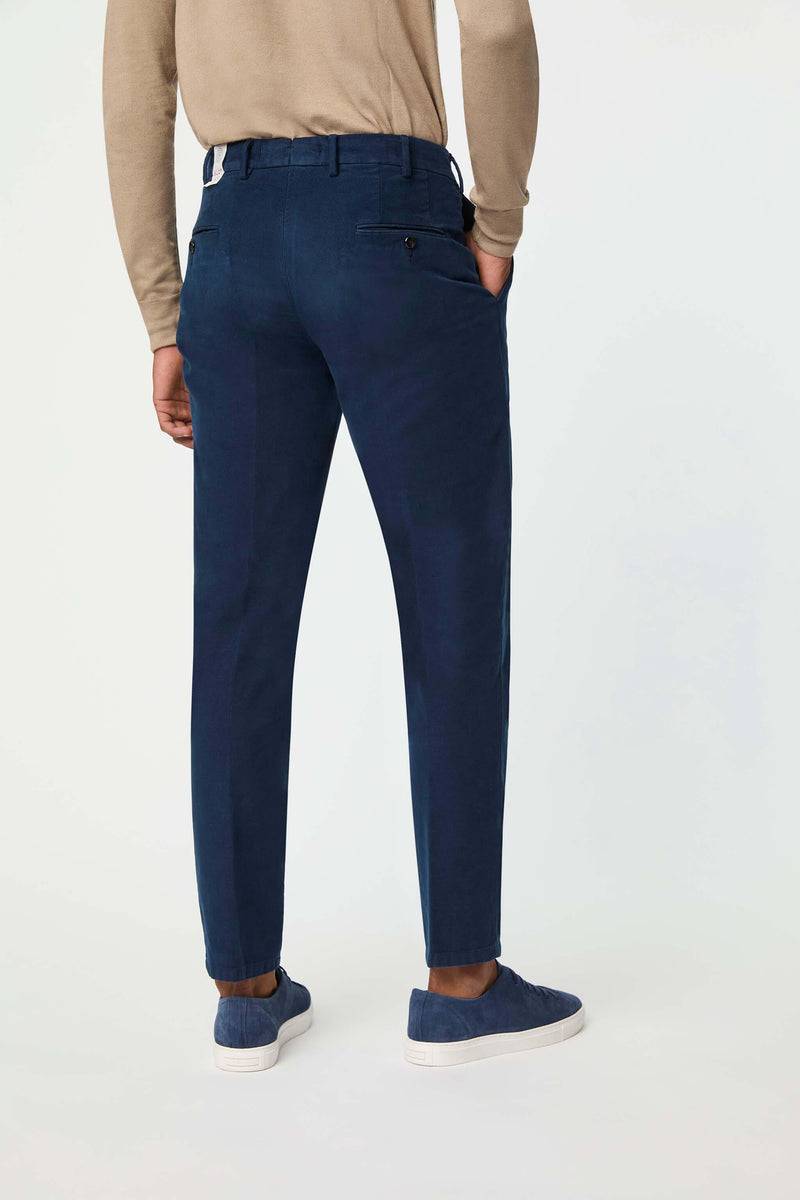 Lubiam Pantalone MUDDY tinto capo blu Pantalone MUDDY tinto capo blu Vendita Calda
