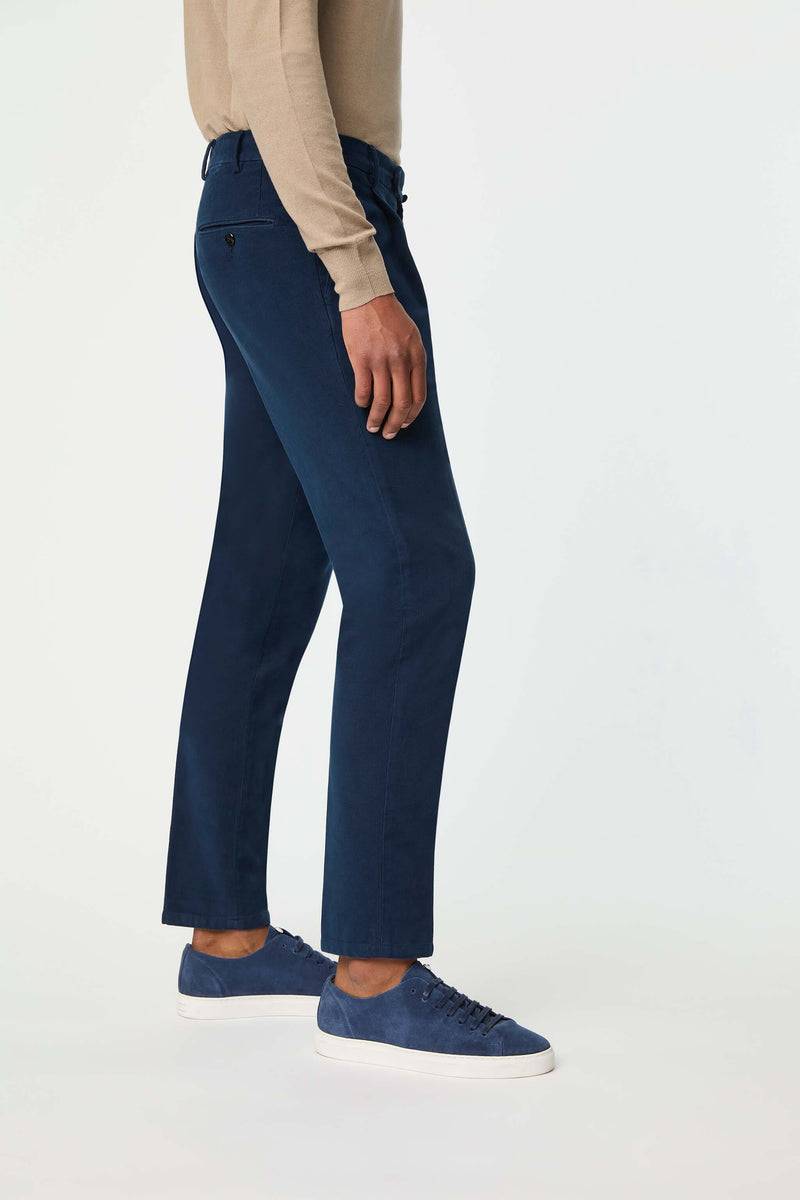 Lubiam Pantalone MUDDY tinto capo blu Pantalone MUDDY tinto capo blu Vendita Calda