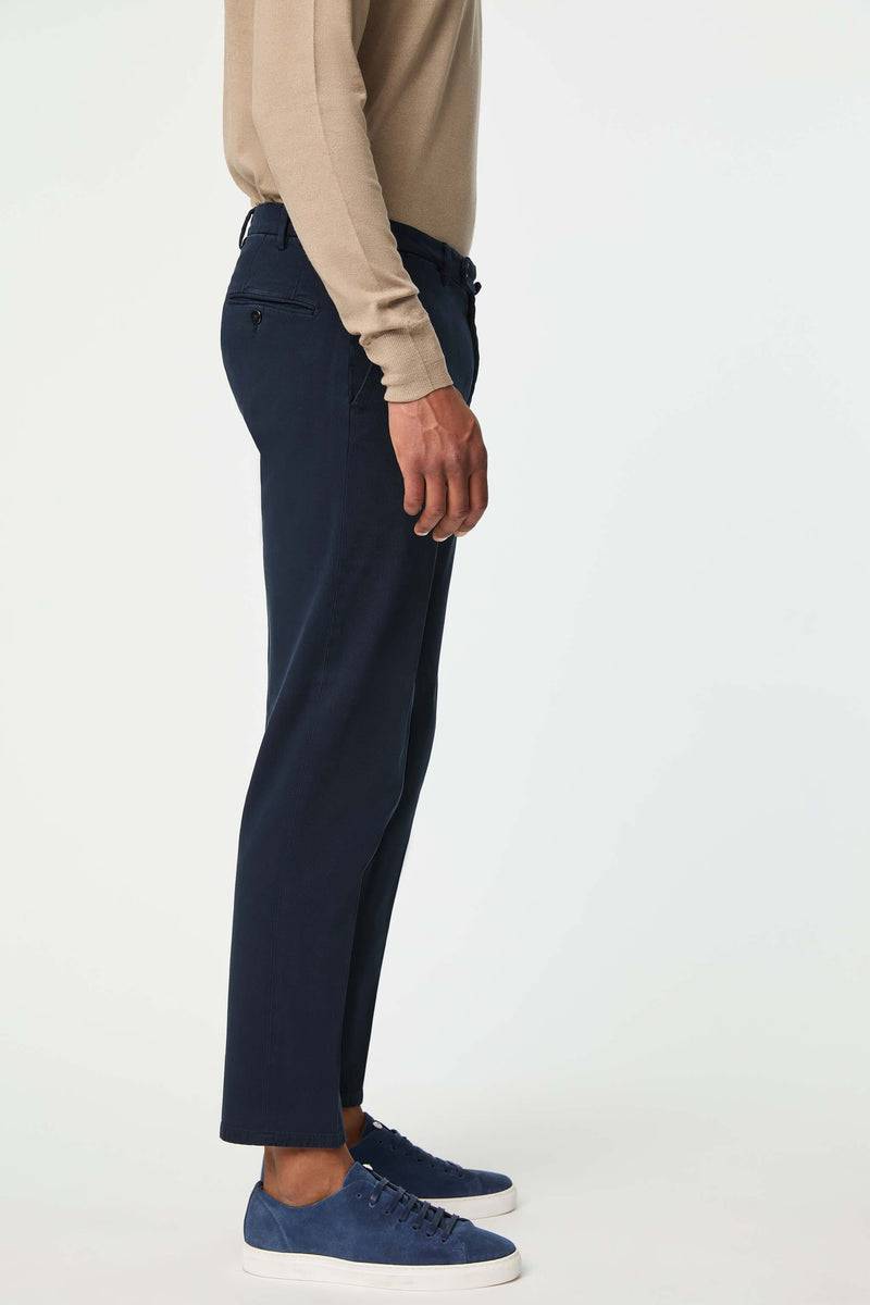 Lubiam Pantalone ELTON tinto capo blu Pantalone ELTON tinto capo blu Vendita Economica