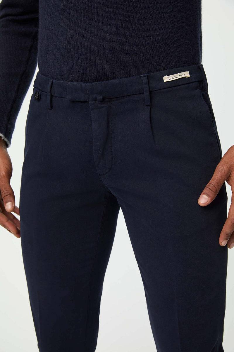 Lubiam Pantalone OZZY tinto capo blu Pantalone OZZY tinto capo blu I Più Venduti