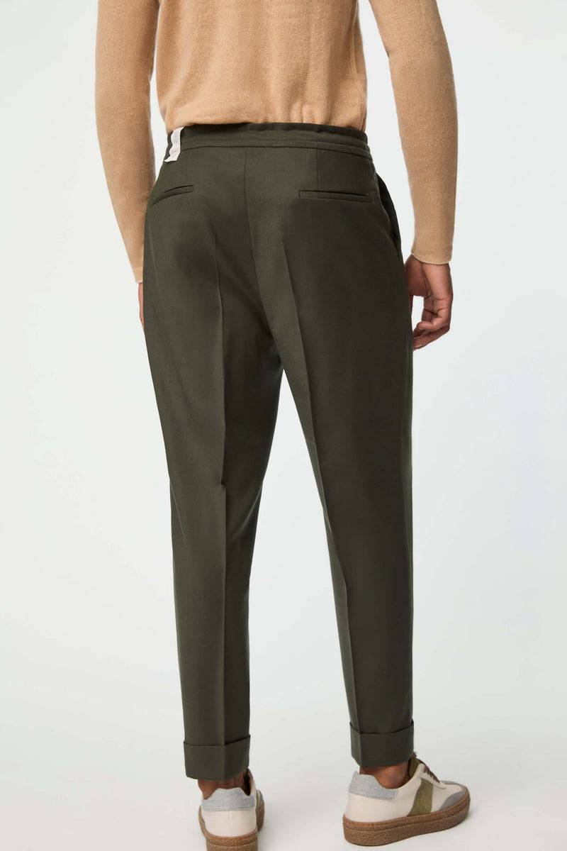 Lubiam Pantalone LESTER verde camo Pantalone LESTER verde camo Moda