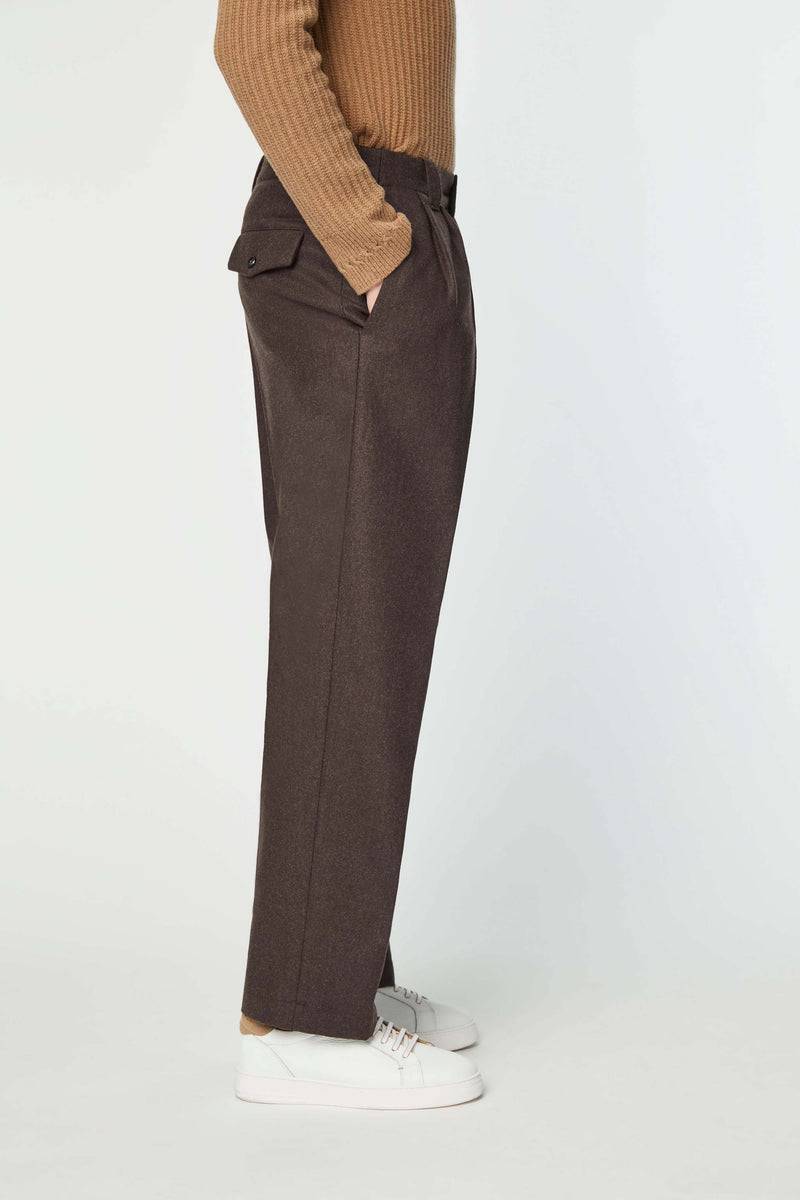 Lubiam Pantalone MARK non trattato marrone Pantalone MARK non trattato marrone Spedizione Gratuita