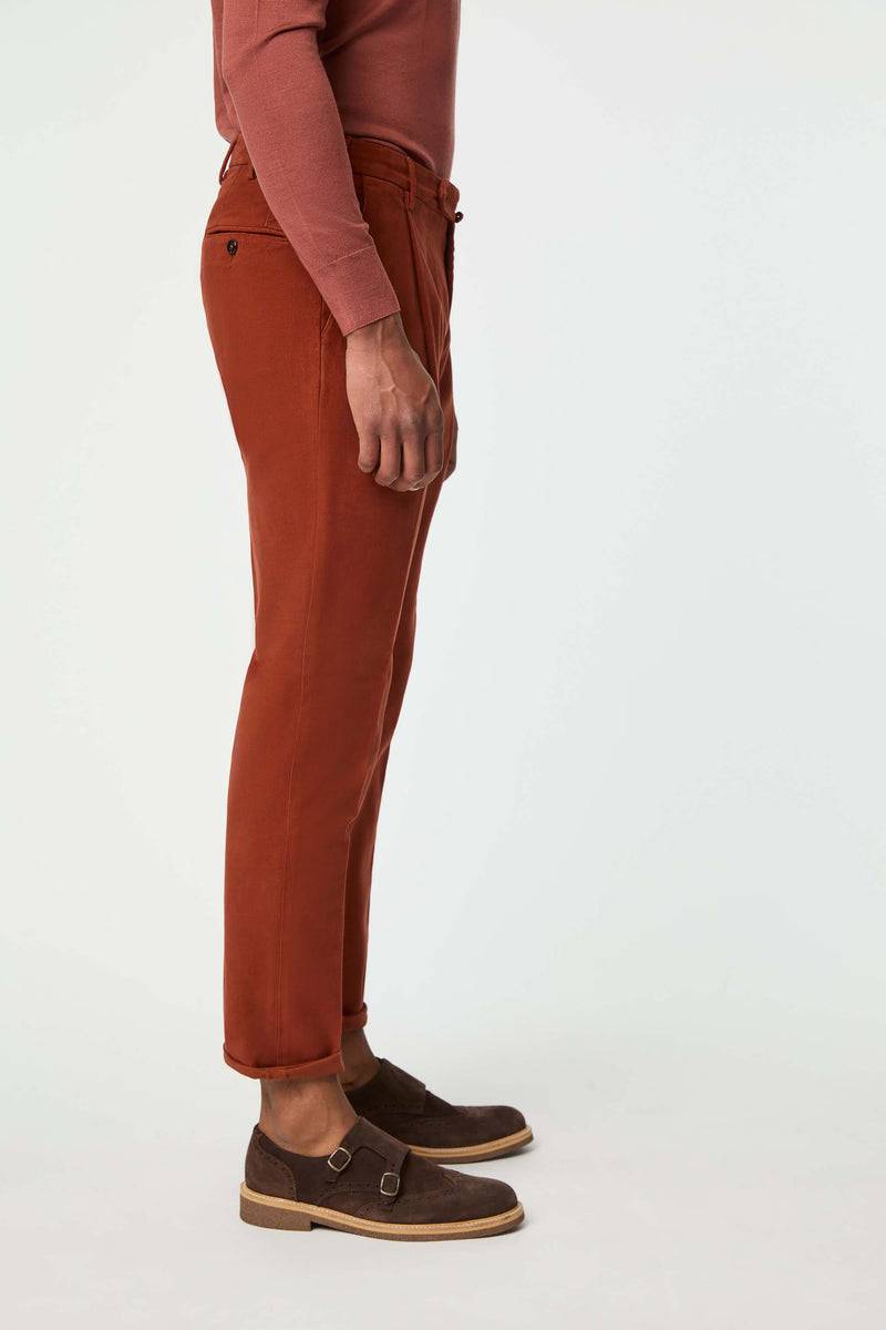 Lubiam Pantalone MUDDY tinto capo ruggine Pantalone MUDDY tinto capo ruggine Qualità Garantita