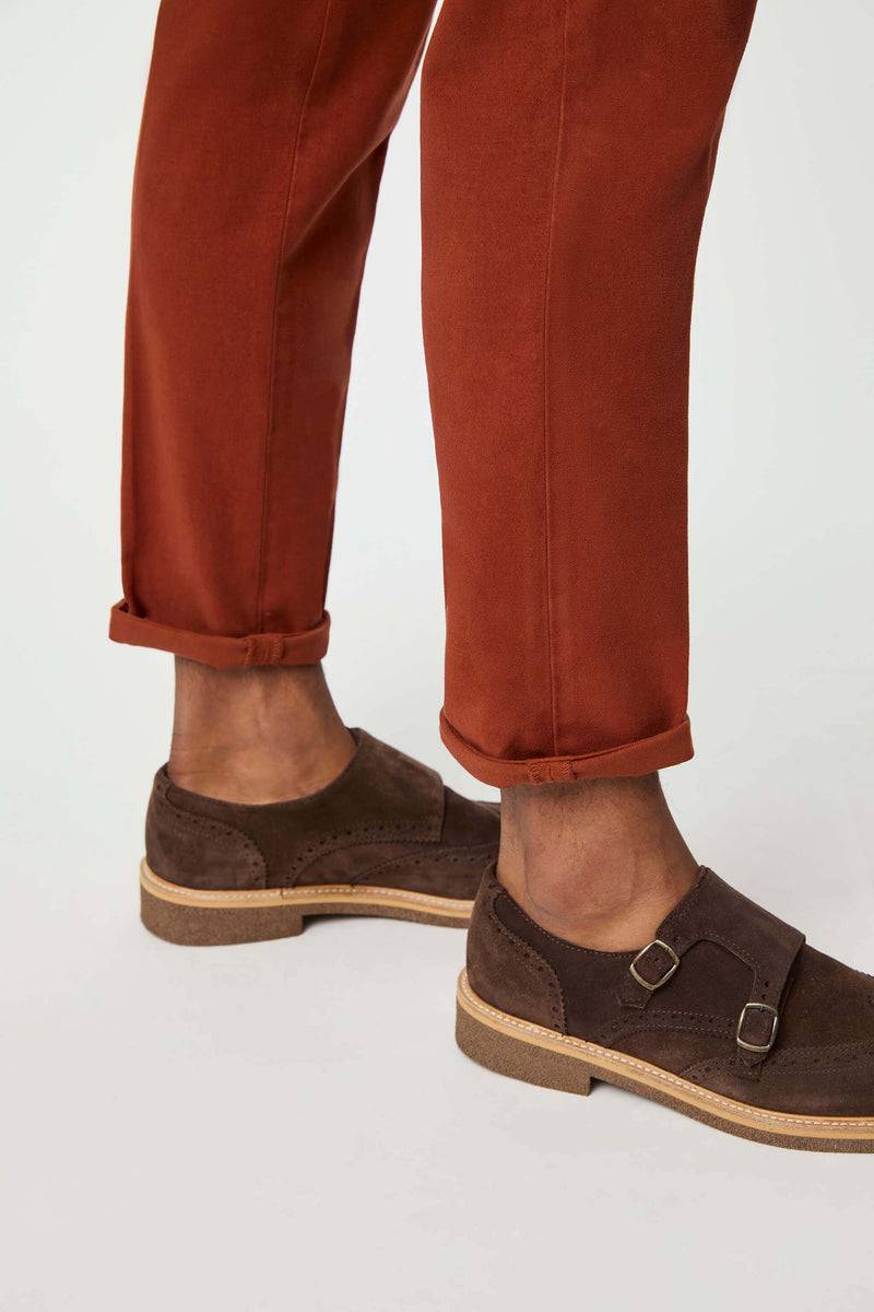 Lubiam Pantalone MUDDY tinto capo ruggine Pantalone MUDDY tinto capo ruggine Qualità Garantita