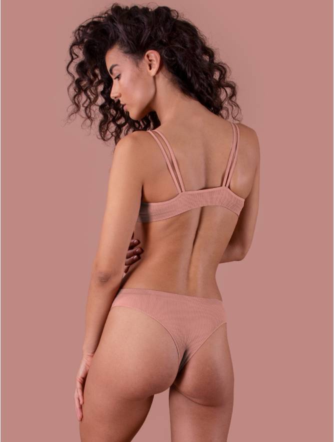 Luigi di Focenza BRASILIANA DONNA COSTINA RIB ROSA ANTICO Vendita
