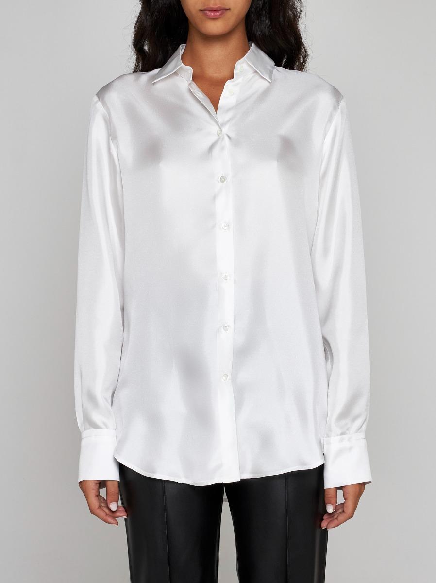 BLANCA VITA Camicia Campsis in seta Nuovo