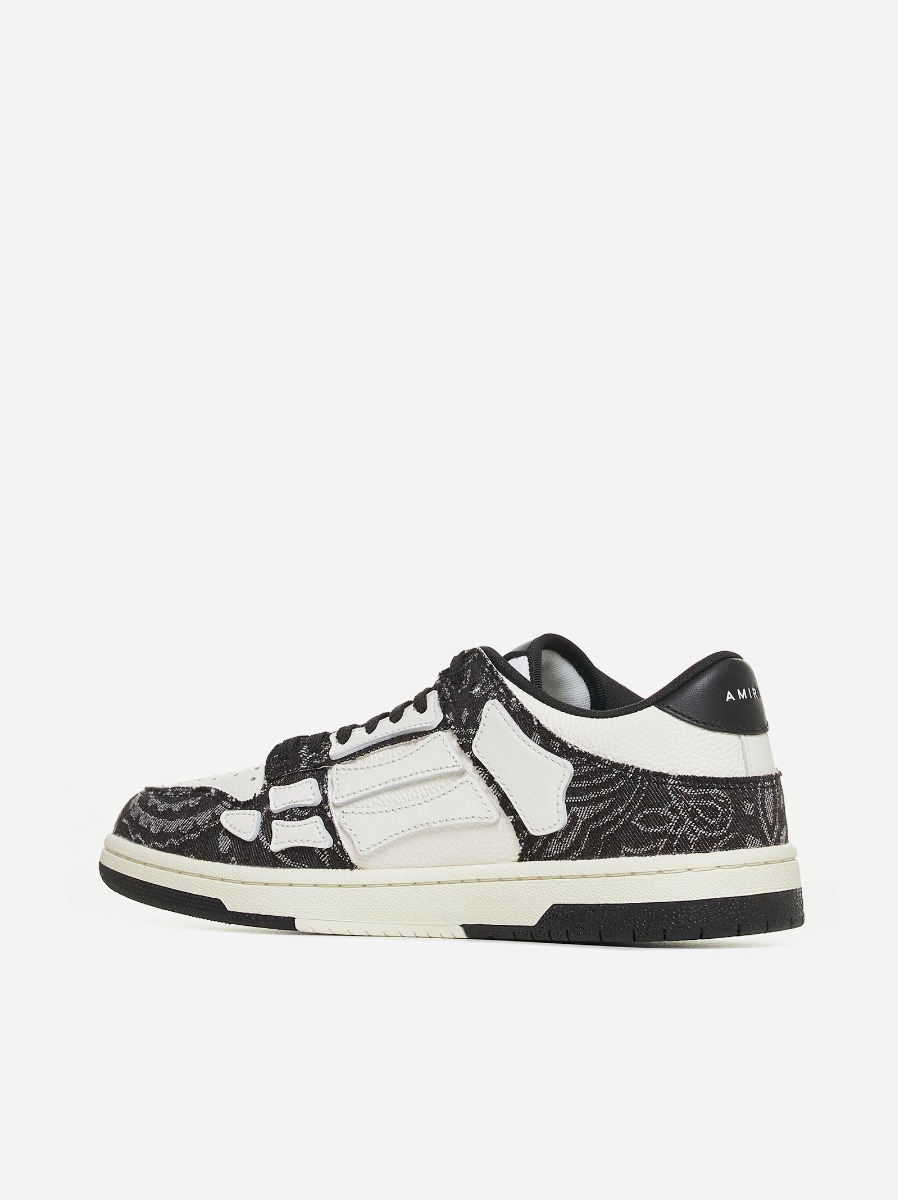 AMIRI Sneakers Skel Bandana low-top in pelle e denim I Più Venduti